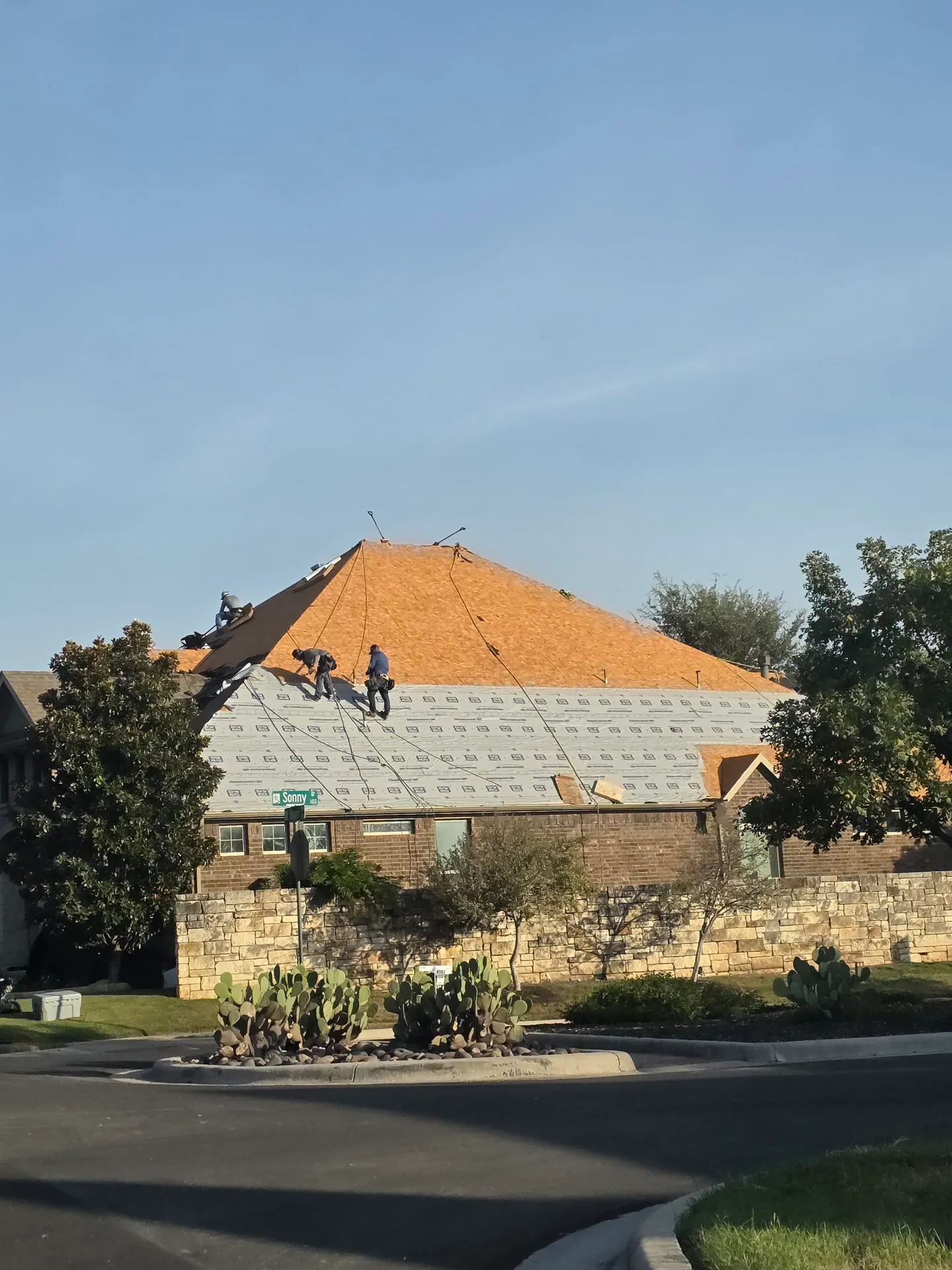 Residential roofing project by Noble Roofing