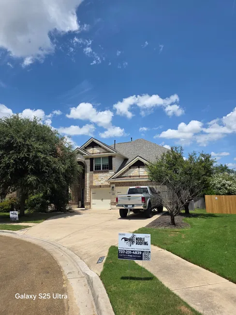 Residential reroof in Cedar Park Texas