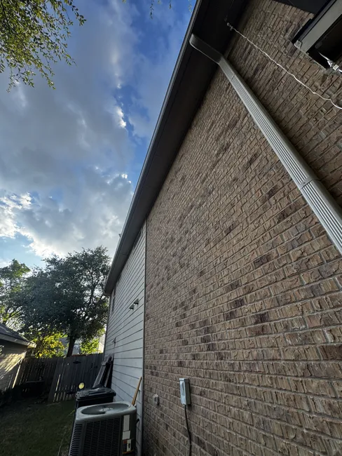 Seamless Gutter Replacement in Leander, Texas by Noble Roofing