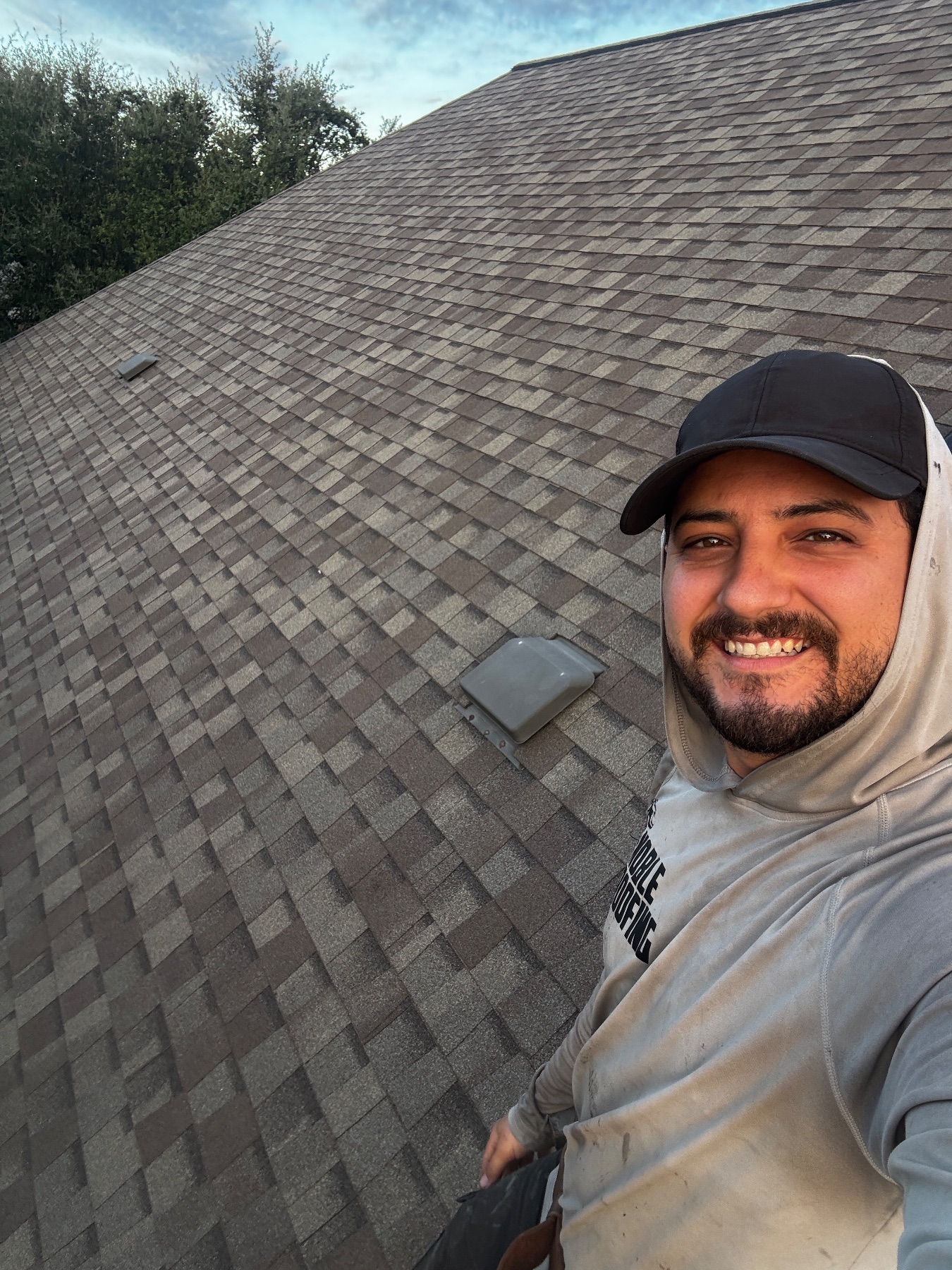 Before Roof Repair in Georgetown in Georgetown, Texas
