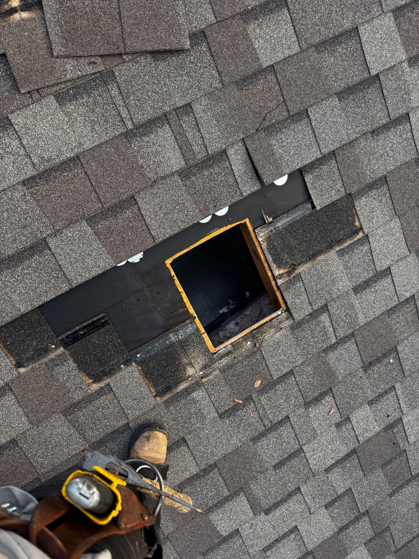 Before Roof Repair in Georgetown in Georgetown, Texas