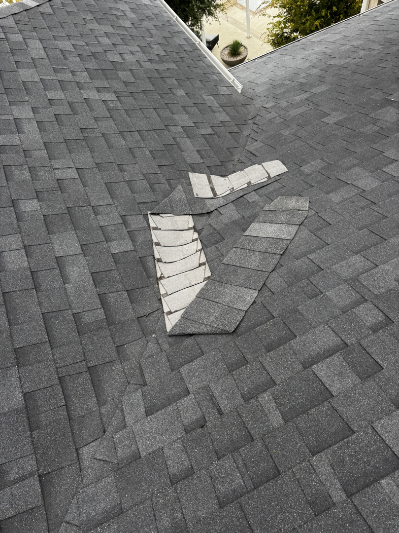 Before Ridge repair Camden Leander in Leander, Texas