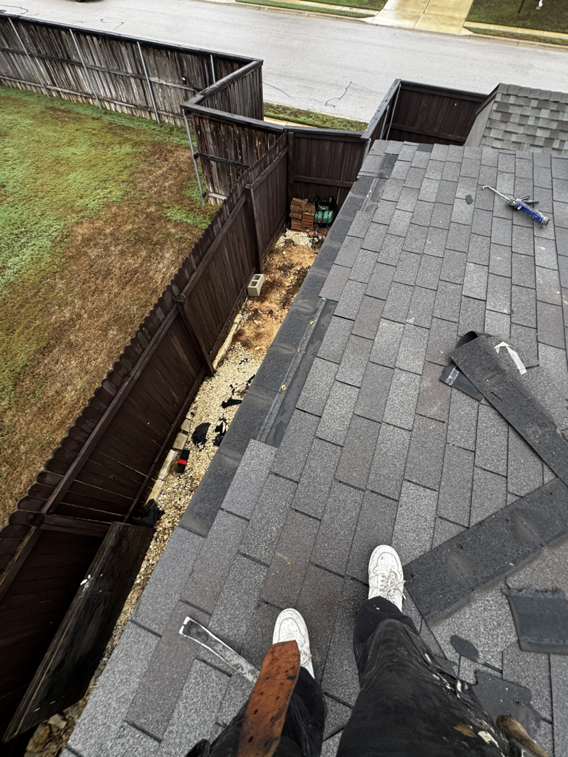 Before Roof Repair in Leander in Leander, Texas